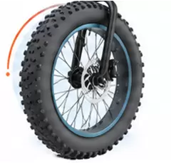 Vélo électrique à gros pneus populaire