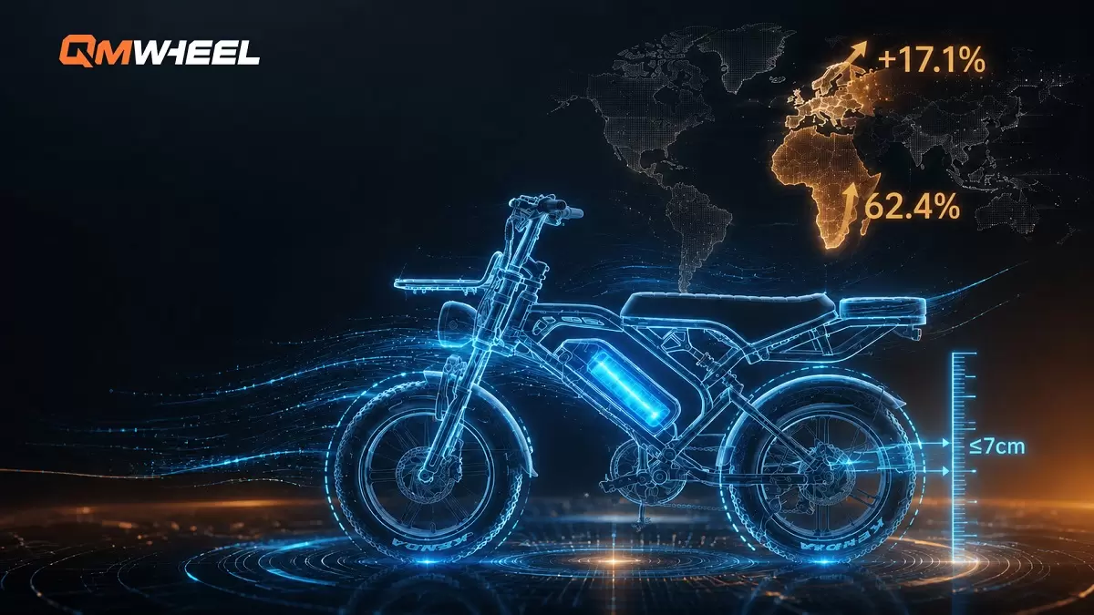 Boom mondial des exportations de v&eacute;los &eacute;lectriques&nbsp;: Qingmai adapte ses produits pour r&eacute;pondre aux r&egrave;gles locales n&eacute;erlandaises en mati&egrave;re de pneus