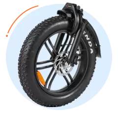 Vélo électrique à gros pneus populaire