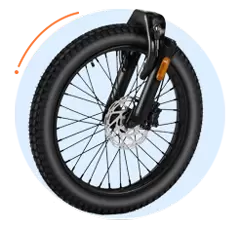 V&eacute;lo &eacute;lectrique &agrave; gros pneus populaire
