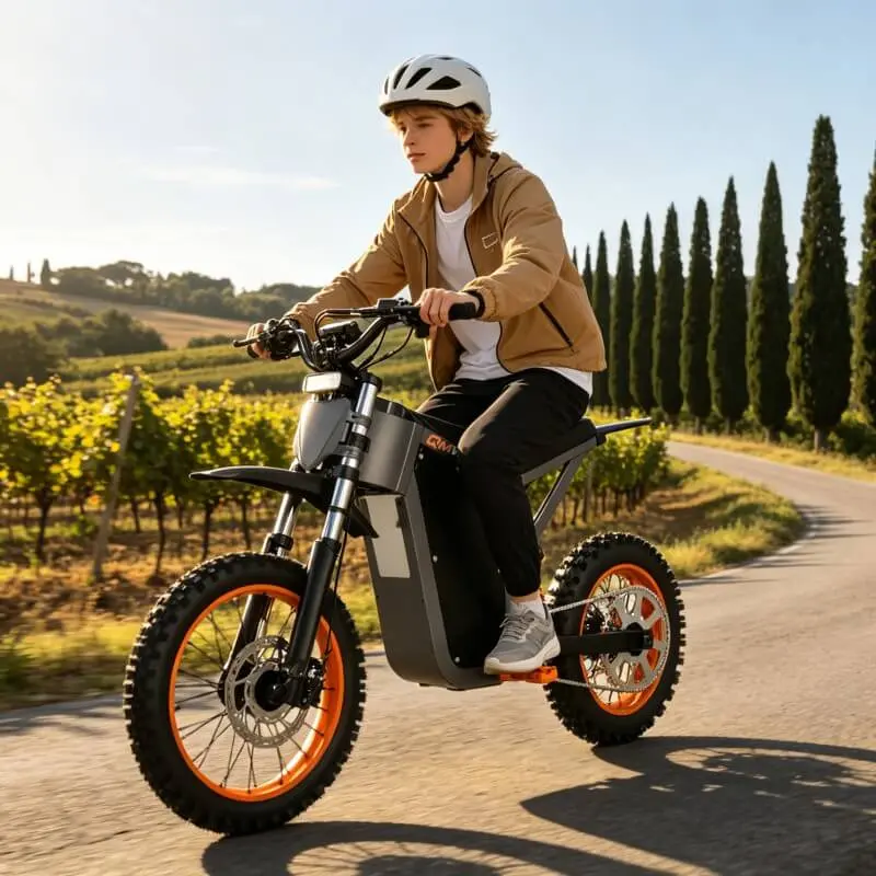Moto &eacute;lectrique personnalis&eacute;e construite en fonction des besoins des pilotes et des tendances du march&eacute;