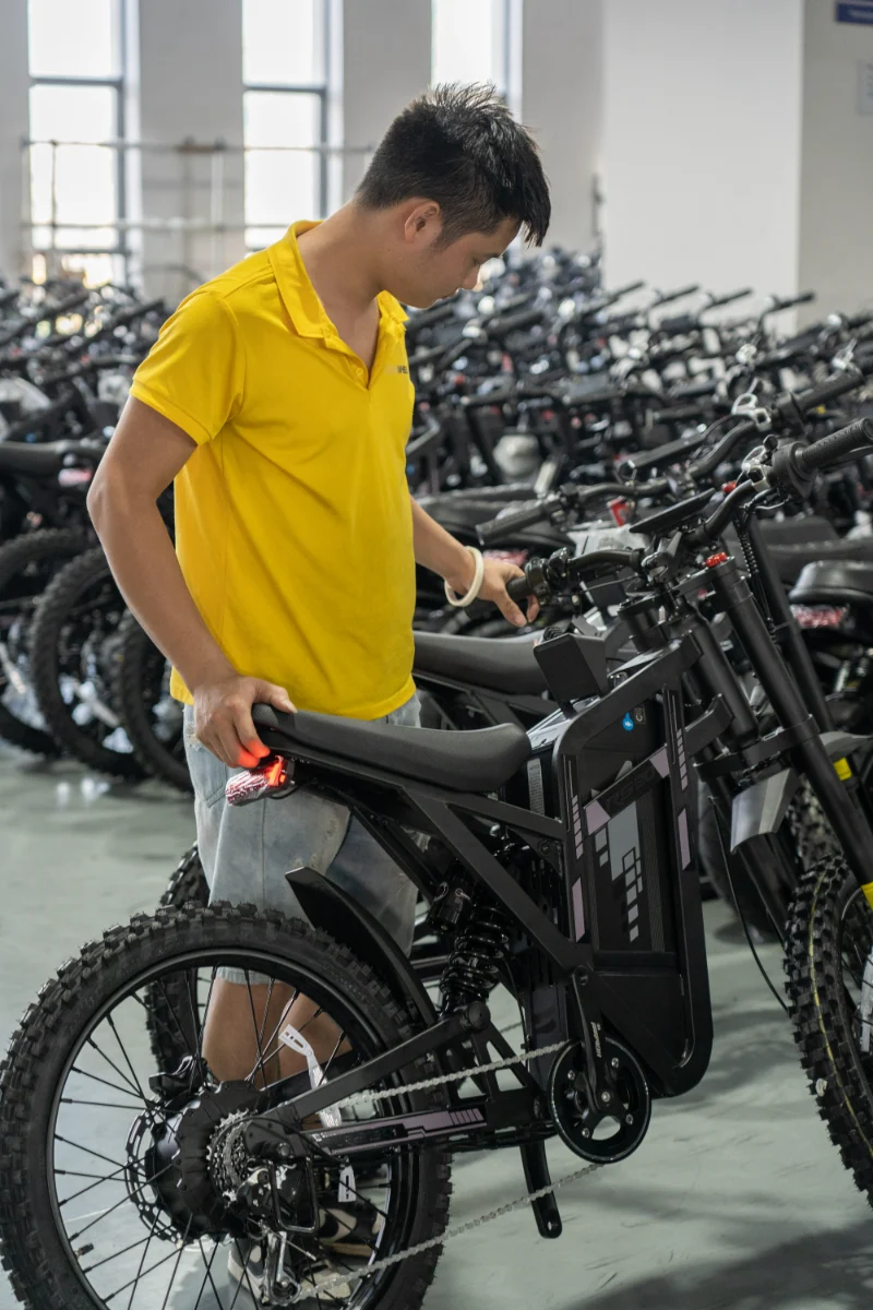 Vélo électrique tout terrain à gros pneus