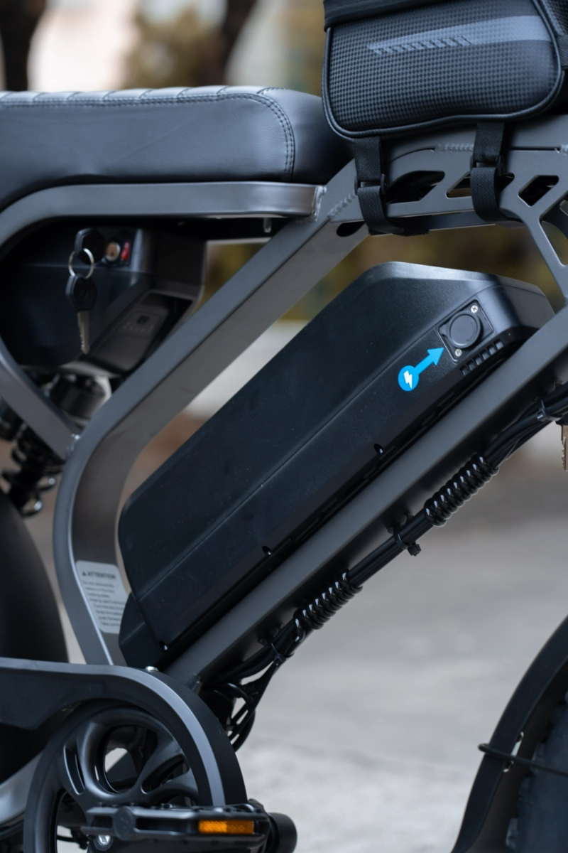 Gros vélo électrique tout terrain